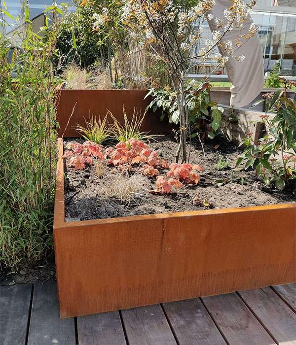 Outgard Groengenot - Cortend stalen plantenbakken (600x800) 2